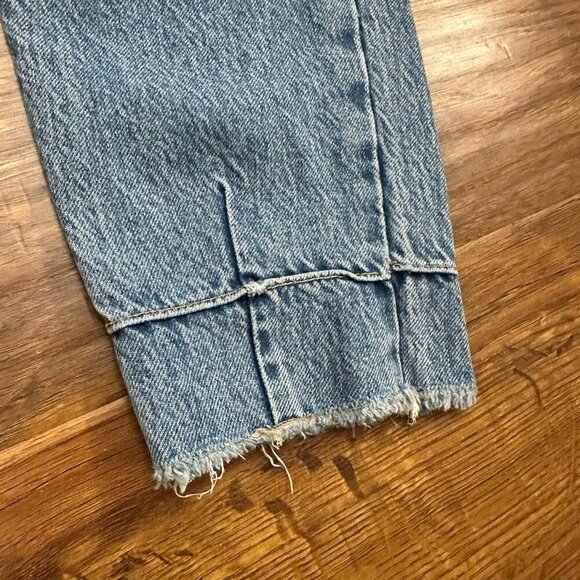 Free People We The Free Marion High Waisted Jean in Celeste Blue 27 - Picture 5 of 7